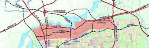 滨河新区对外交通图