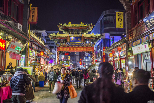 太原闹市区最美夜景(图)