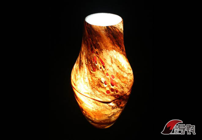 Lighting The Gaia Lamp 艺术玻璃台灯
