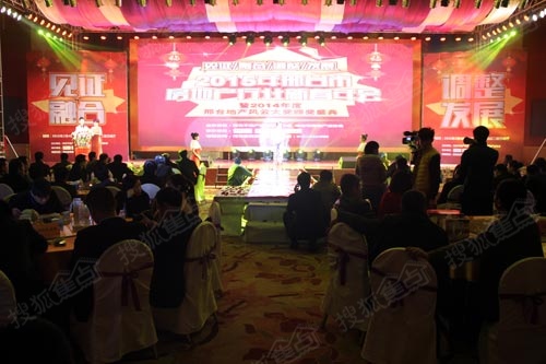 2015邢台市房地产行业新春年会现场 2015邢台市房地产行业新春年会现场