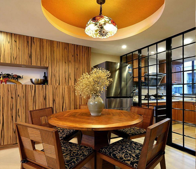 月入7000，白领打造120㎡东南亚风三居