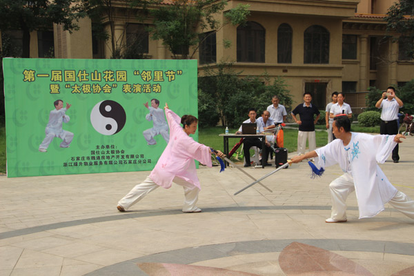 武当太极剑对练表演