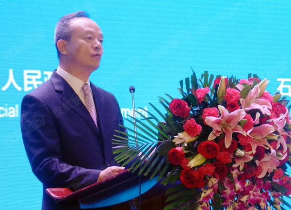 天津市人民政府台湾事务办公室副主任吴荣华阐述天津市经济发展优势以及未来发展前景
