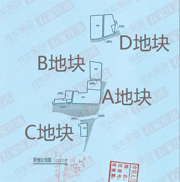 铂宫时代用地分布图