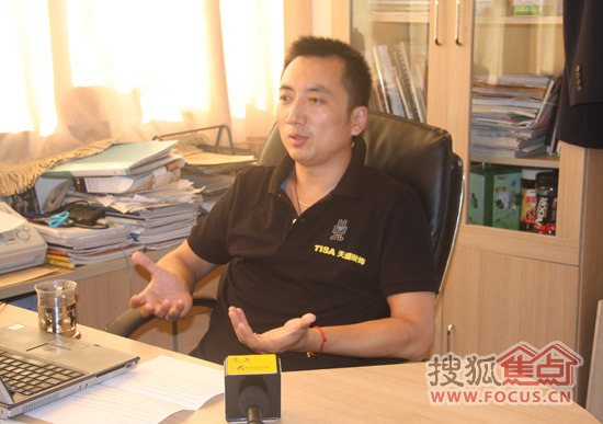 天盛装饰董事长耿黎明接受搜狐焦点家居网采访