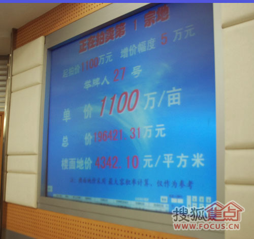 攀成刚地块起拍价成交 攀成刚地块起拍价成交
