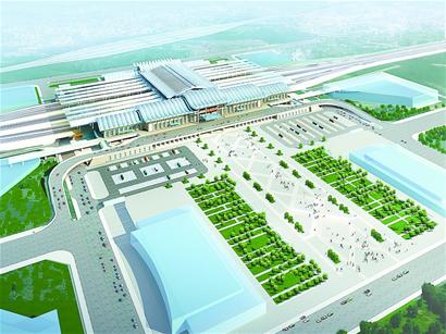 济南以西客站为核心打造西部新城站前拟建高架桥
