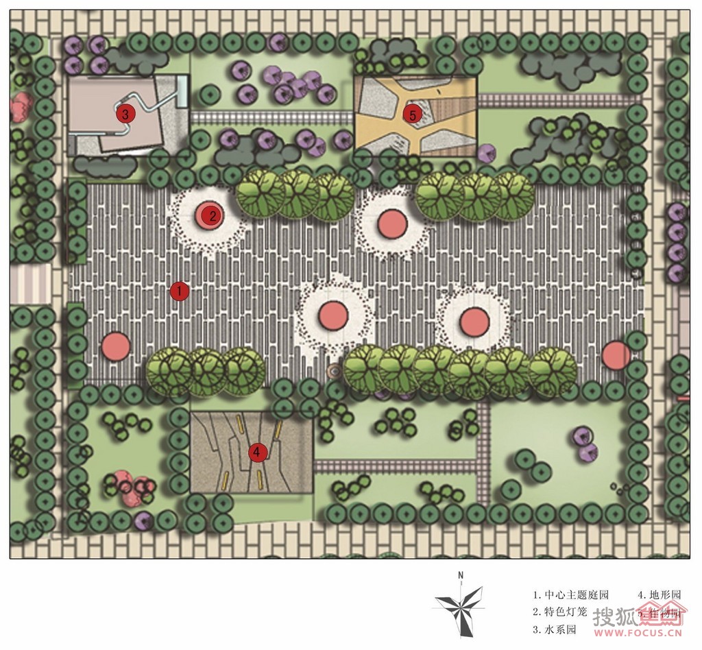 b体育app下载官网古老院落文化——橄榄季景观设计简介(图2)