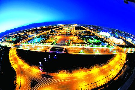 "塞上江南"银川市城市面貌变化日新月异