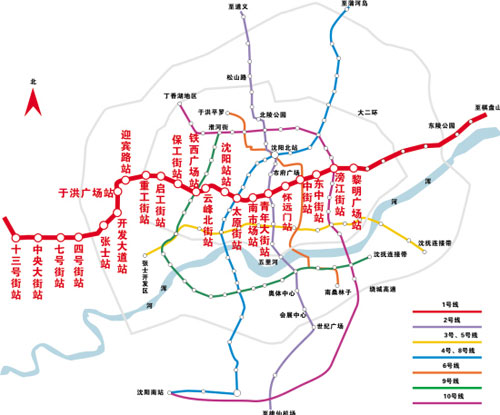 沈阳市轨道发展规划由