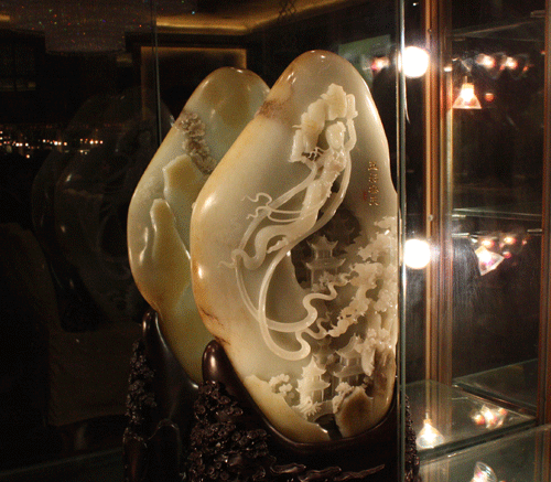 玉雕大师苏然,汪德海精品玉雕展走进星河湾