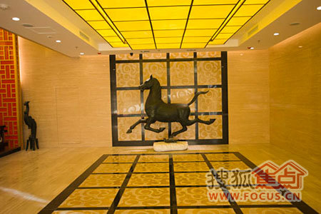 国宅体验馆里的“马踏飞燕”体现中国传统文化