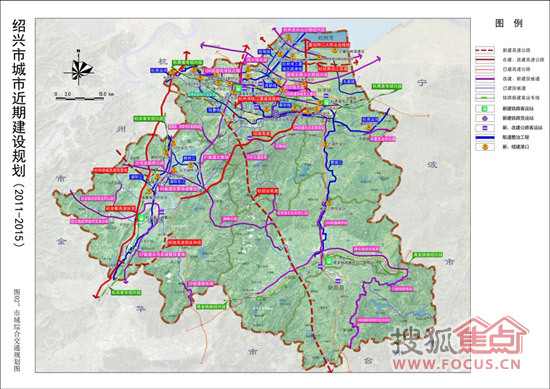 市域综合交通规划图
