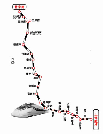 问题接二连三京沪高铁昨遭遇第三停