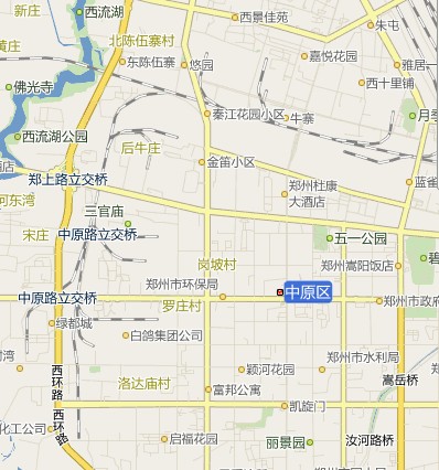 郑州市中原区地图