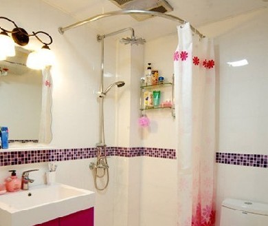 卫生间时尚装修效果图  记浴室装修注意事项