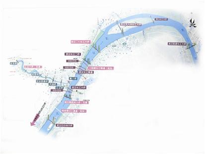 随着四环线开工,第十座和第十一座长江大桥应运而生,它们分别为黄家湖