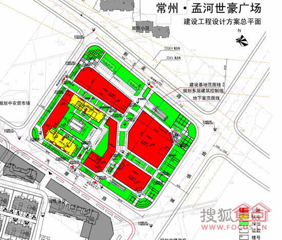 新北区孟河世豪广场批后公布 规划有大润发(图)-房产新闻-常州搜狐