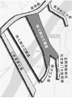 纬三路过江隧道6月开掘 收费站可能设在江北