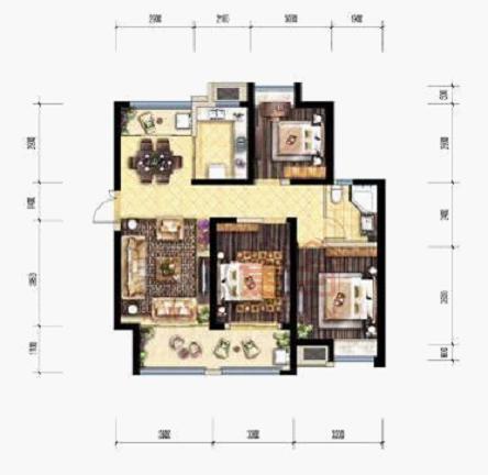 保利海德公馆户型图