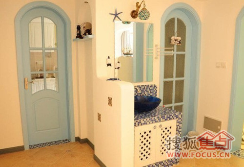 一室一厅时尚温馨小房子 地中海简约装修风格