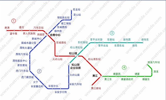 东莞轻轨线路图