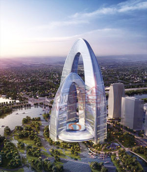 通州新地标――彩虹之门效果图