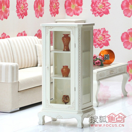 韩系时尚小公主感觉的白色家具 品位质朴生活