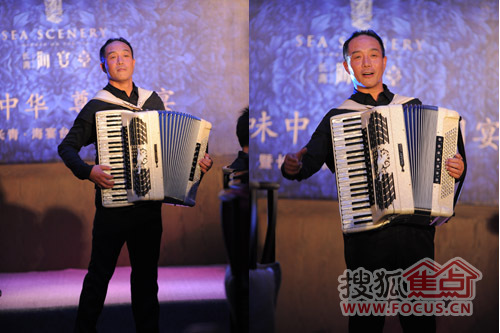 中国著名手风琴艺术家杨帆先生 中国著名手风琴艺术家杨帆先生