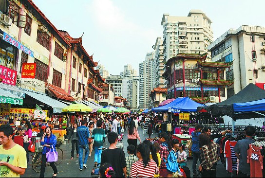 台江步行街变身休闲广场 农贸市场成重要商圈-房产新闻-福州搜狐焦点