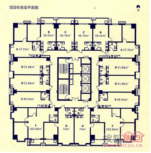 优客公寓的层高可以达到3米2,户型面积在45平米-102平米之间.