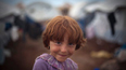 叙利亚难民营中的孩子