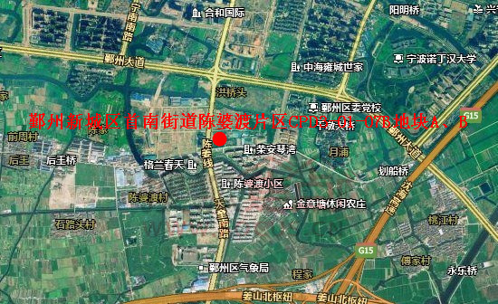 宁波市长丰区块住宅拍卖1号地块