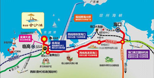 1桥2机场3环线的立体交通网