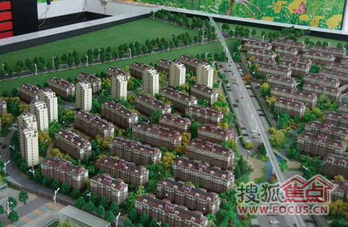 华新家园沙盘