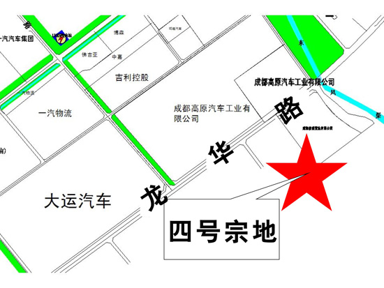 四号宗地:龙泉驿区柏合镇规划道路以北,储备中心以东面积大小:合95.