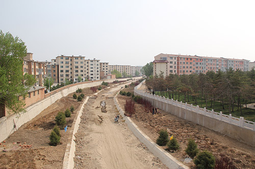 河道绿化,美化施工