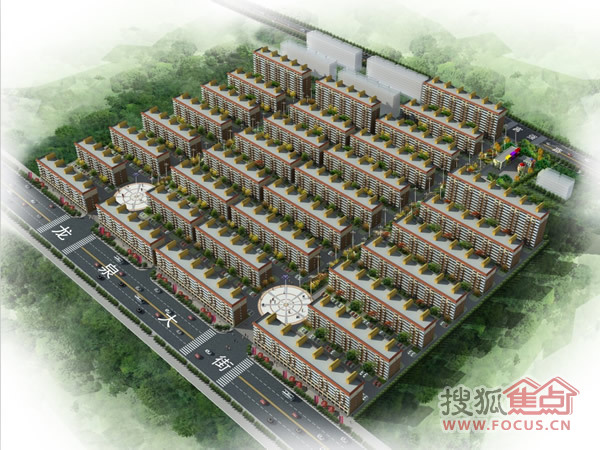 春蕾花园外观图