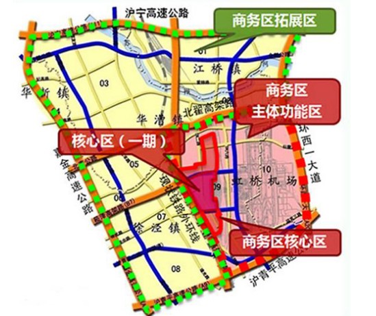 未来一段时间,大虹桥一期将约有160万平方米的商办项目集中入市,预计