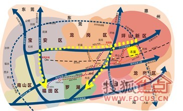 多年来坪山区没有一条到市中心的快速路,与市中心区建立"半小时生活圈