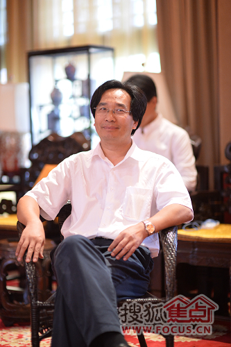 创始人滕威林和颐和安缦精品酒店副总经理刘志刚展开了热烈讨论