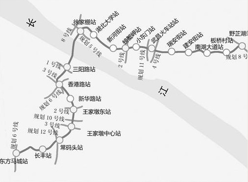 武汉地铁7号线1期将开建 公铁合一隧道同时动工