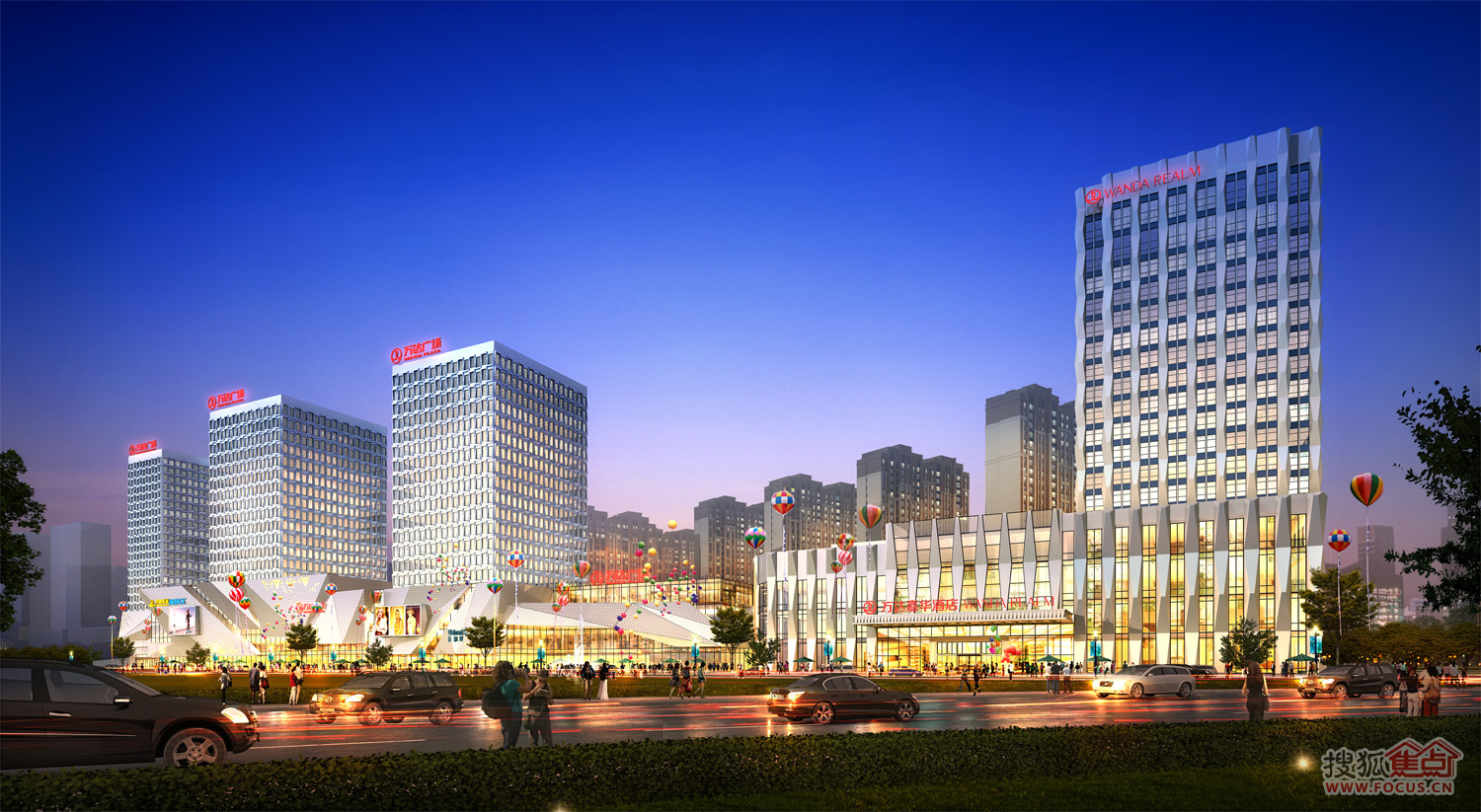 大连万达集团投资建设的齐齐哈尔万达广场项目