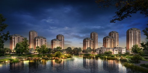 新梅江柏翠园—天津之心的公园生活境界