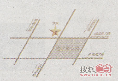 盛世中央公馆交通图