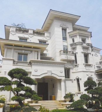 外立面干挂别墅首席,精心打造碧桂园别墅超豪工艺.石材问题开发商是石家庄谁图片