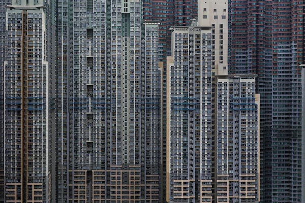 香港高密度住宅 压迫感令人窒息