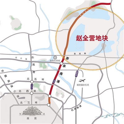 京承高速交通红利 让"赵全营地块"火速升值