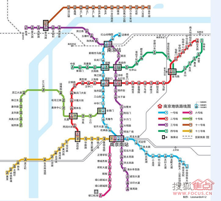 南京地铁规划2035,南京地铁线路图 放大 首先来看下南京地铁未来的总体规划,这是未来南京整体的地铁线,纵横