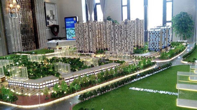 电建地产海赋尚城沙盘实景图
